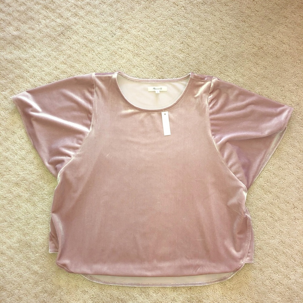 Velvet pink t shirt